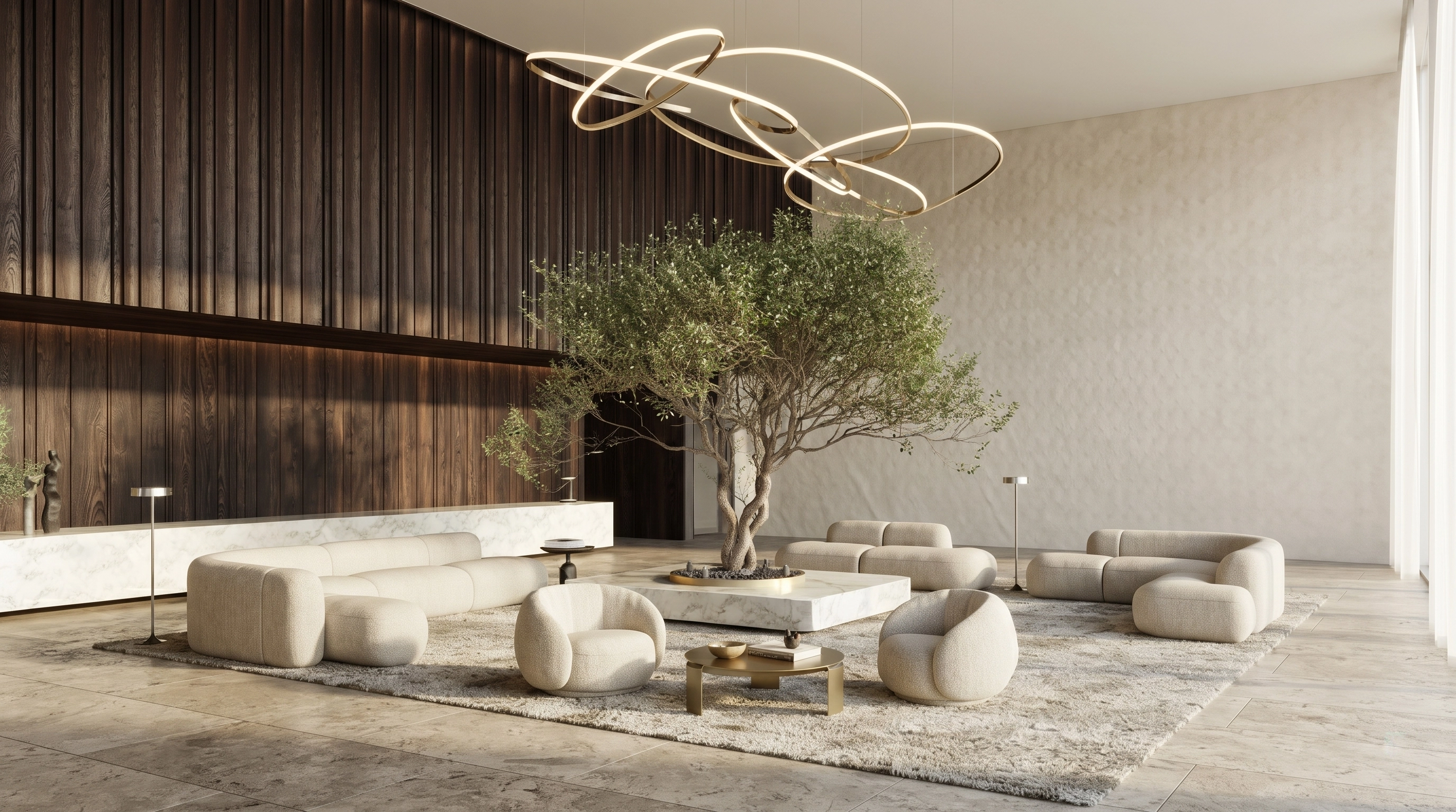 Lounge indoor tree